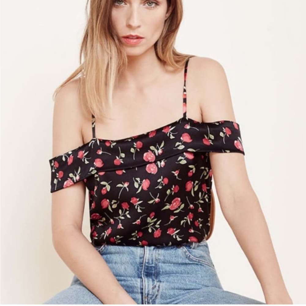 Reformation Mandarin Top in Divine I Size M